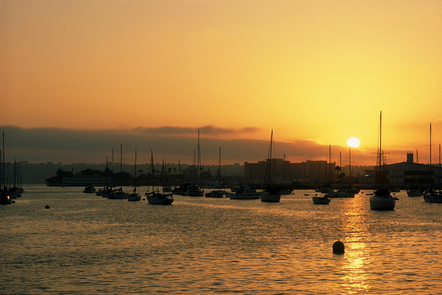 SUNSET IN SAN DIEGO HARBOR.jpg